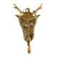 Brass Tribal Head Wall Hooks