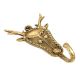 Brass Tribal Head Wall Hooks