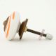 Orange Pattern Flat Knob
