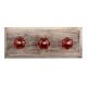 Queen Pink Melon Glass Wooden Hooks