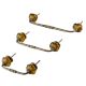 Olive Melon Glass Bridge Handle