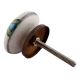 Orange Leaf Floral Knob