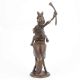 Brass Sculpture Horse Warrior Rider Figurine