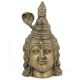 Brass Shiv Head with Ganga Statue