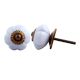 Light Grey Melon Glass Drawer Knob Online