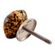 Mustard And Black Melon Glass Dresser Knob Online