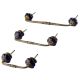 Navy Blue Melon Glass Bridge Handle