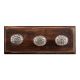 Oval Shape Aluminium Wooden Hooks