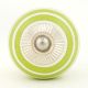 Lime Green White Knob