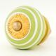 Lime Green White Knob