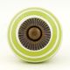 Lime Green White Knob