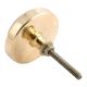 Turquoise Brown Brass Resin Knobs