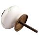 Forest Green Running Rein Deer Pattern Ceramic Cabinet Knob