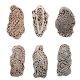 Set of 6 Piece New Mix Wooden Printing Block