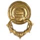 Brass Door Knocker Or Pull  With Twin Peacocks