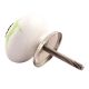 Pea Green Running Rein Deer Pattern Ceramic Cabinet Knob Online 