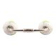 Pea Green Running Rein Deer Pattern Ceramic Bridge Handle
