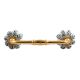 Green Leaf Medium Ceramic Bridge Handle