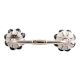 Black Leaf Melon Ceramic Bridge Handle