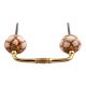 Saxifrage Ceramic Bridge Handle