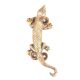 Golden Brass Lizard Door Handle