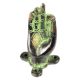 Yoga Mudra Brass Pulls HandleÂ Patina