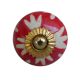 Red Etched Ceramic Knob-18