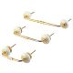 Cream Strewn Flat Ceramic-02 Bridge Handle