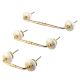 Cream Strewn Flat Ceramic-04 Bridge Handle