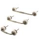 White Strewn Flat Ceramic Bridge Handle