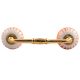 Amber Chakra Ceramic Bridge Handle