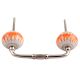 Amber Chakra Ceramic Bridge Handle