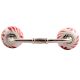 Red Leaf Floral Ceramic Bridge Handle