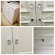 NORTHERN BROTHERS Drawer Knob Pull Handle Crystal Glass Diamond Shape Cabinet Drawer Pulls Cupboard Knobs with Screws for Home Office Cabinet Cupboard Bonus Silver Screws DIY (10 Pieces)