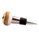 Black Leaf Ceramic Wine Stopper