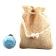 Turquoise Leaf Floral Ceramic Wine Stopper