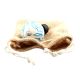 Turquoise Leaf Floral Ceramic Wine Stopper