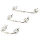 Clear Interior Cut Glass Bridge Handle