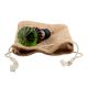 Olive Green Glass Wine Stopper (Set of one piece)