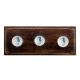 Turquoise Seahorse Flat Ceramic Wooden Hooks