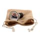 Black Boat Flat Ceramic Wine Stopper