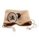 Black Man Skull Danger Symbol Flat Ceramic Wine Stopper