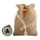 Black Man Skull Danger Symbol Flat Ceramic Wine Stopper