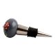 Pea Green Leaf Flower Ceramic Wine Stopper