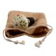 Pea Green Leaf Flower Ceramic Wine Stopper
