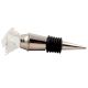 Clear Prism Shape Glass Wine Stopper