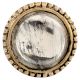 Clear Wheel Glass And Metal Wine Stopper
