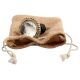 Clear Wheel Glass And Metal Wine Stopper