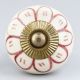 Dark Pink Sunflower Knob