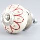 Dark Pink Sunflower Knob